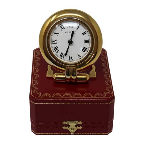 cartier desk clock replica|cartier clocks vintage.